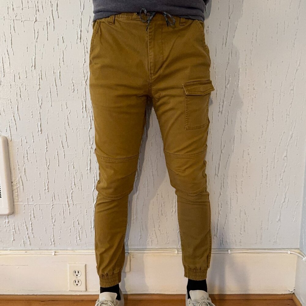 Without Walls Men's Hiking Joggers Small Tan